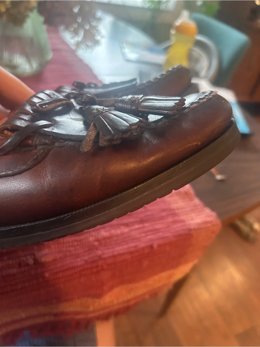 Johnston & Murphy polished leather